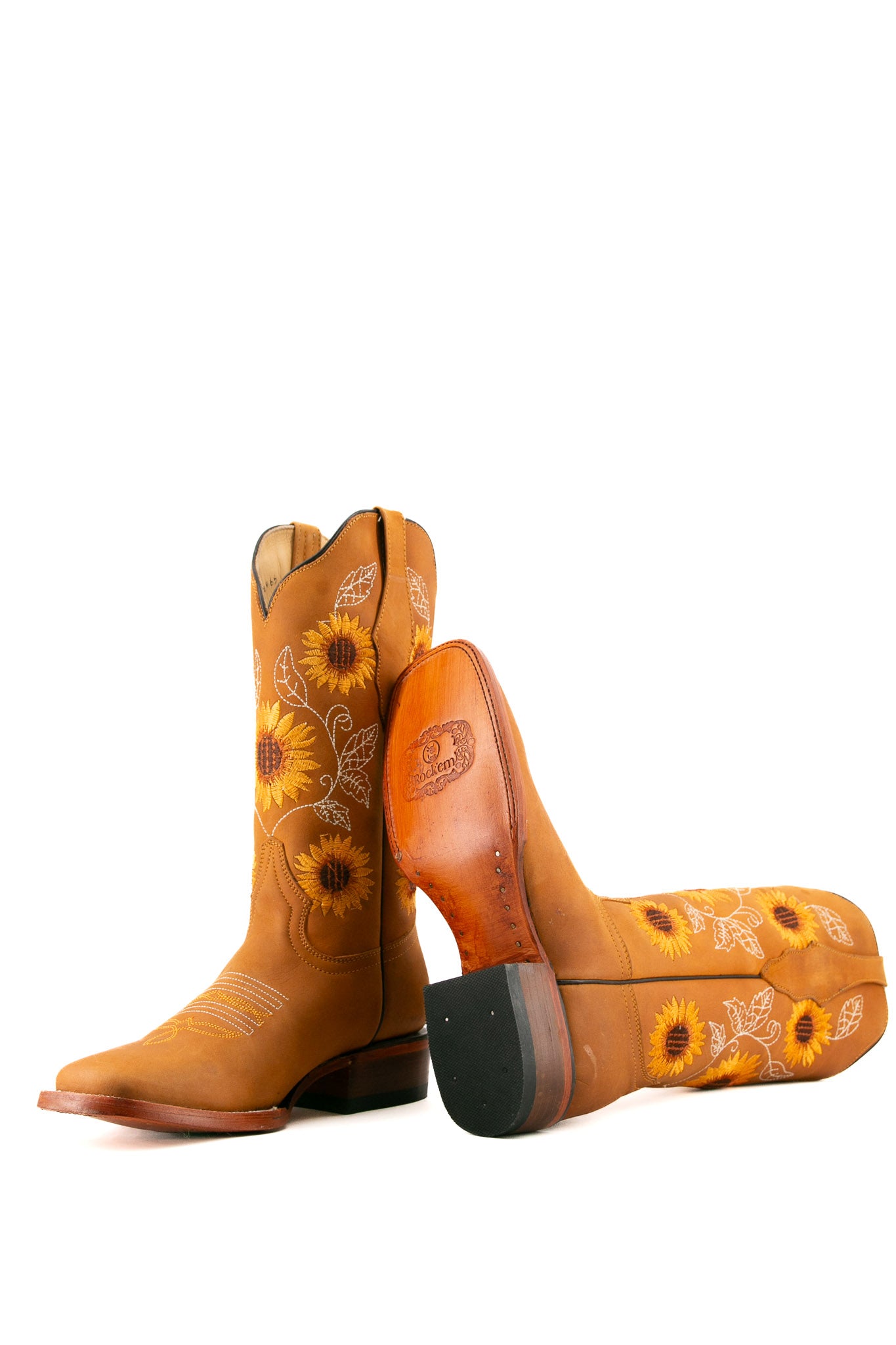 Sunflower Square Toe Cowgirl Boot