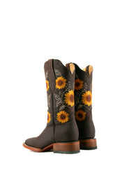 Sunflower Square Toe Cowgirl Boot