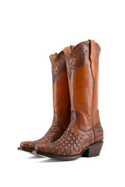 Maya Tooled Snip Toe Cowgirl Boot