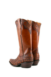 Maya Tooled Snip Toe Cowgirl Boot