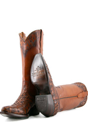 Maya Tooled Snip Toe Cowgirl Boot