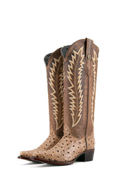 Presley Ostrich Tall Snip toe Cowgirl Boot