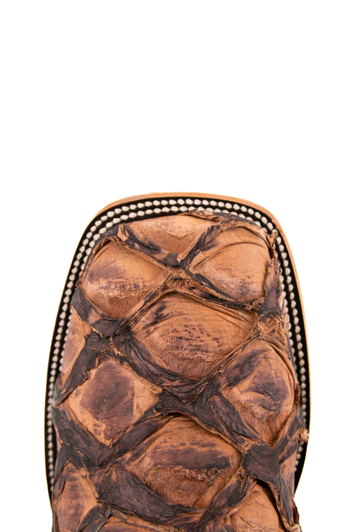 Exotic Fish Square Toe Cowboy Boot