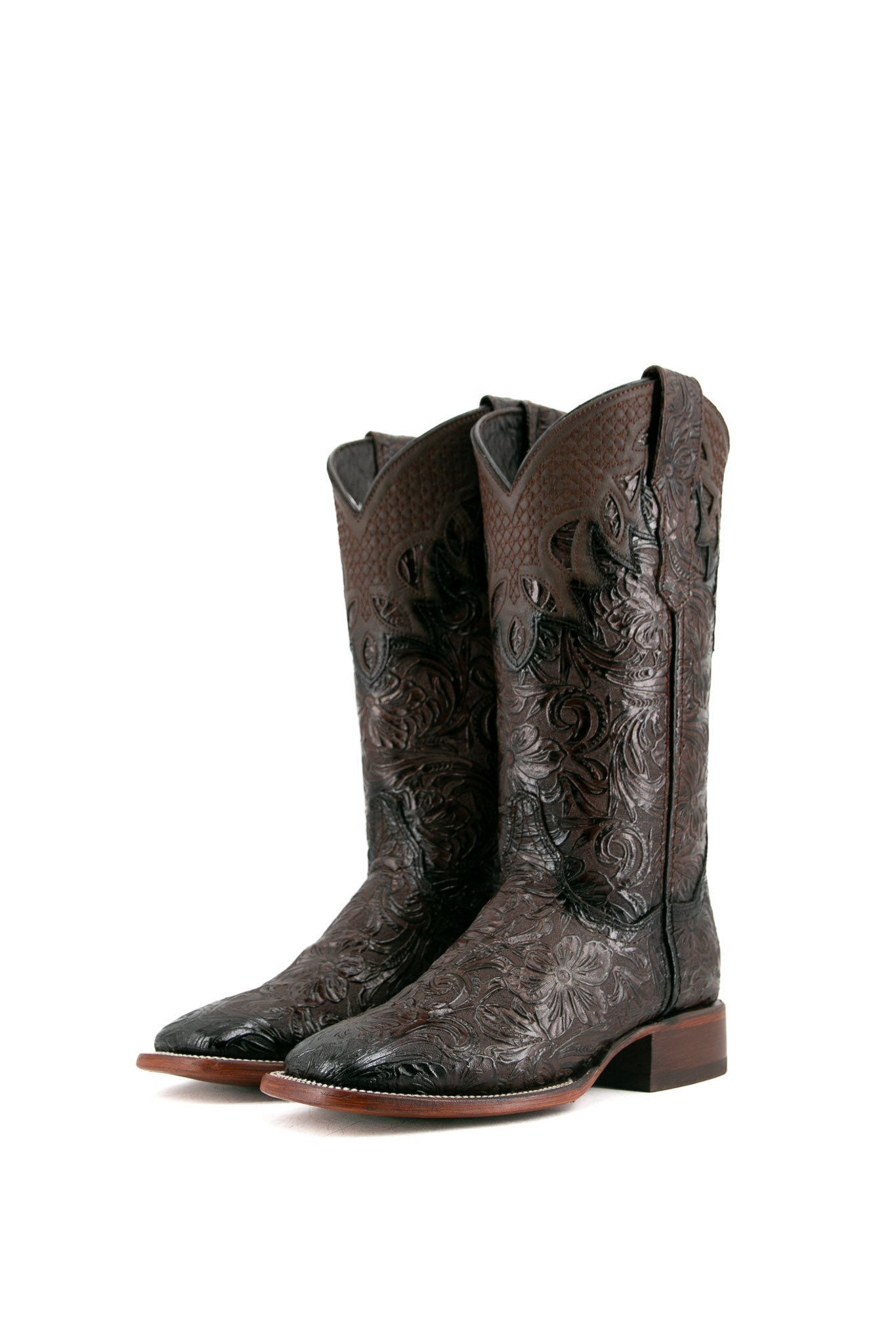 Kailani Tooled Square Toe Cowgirl Boot