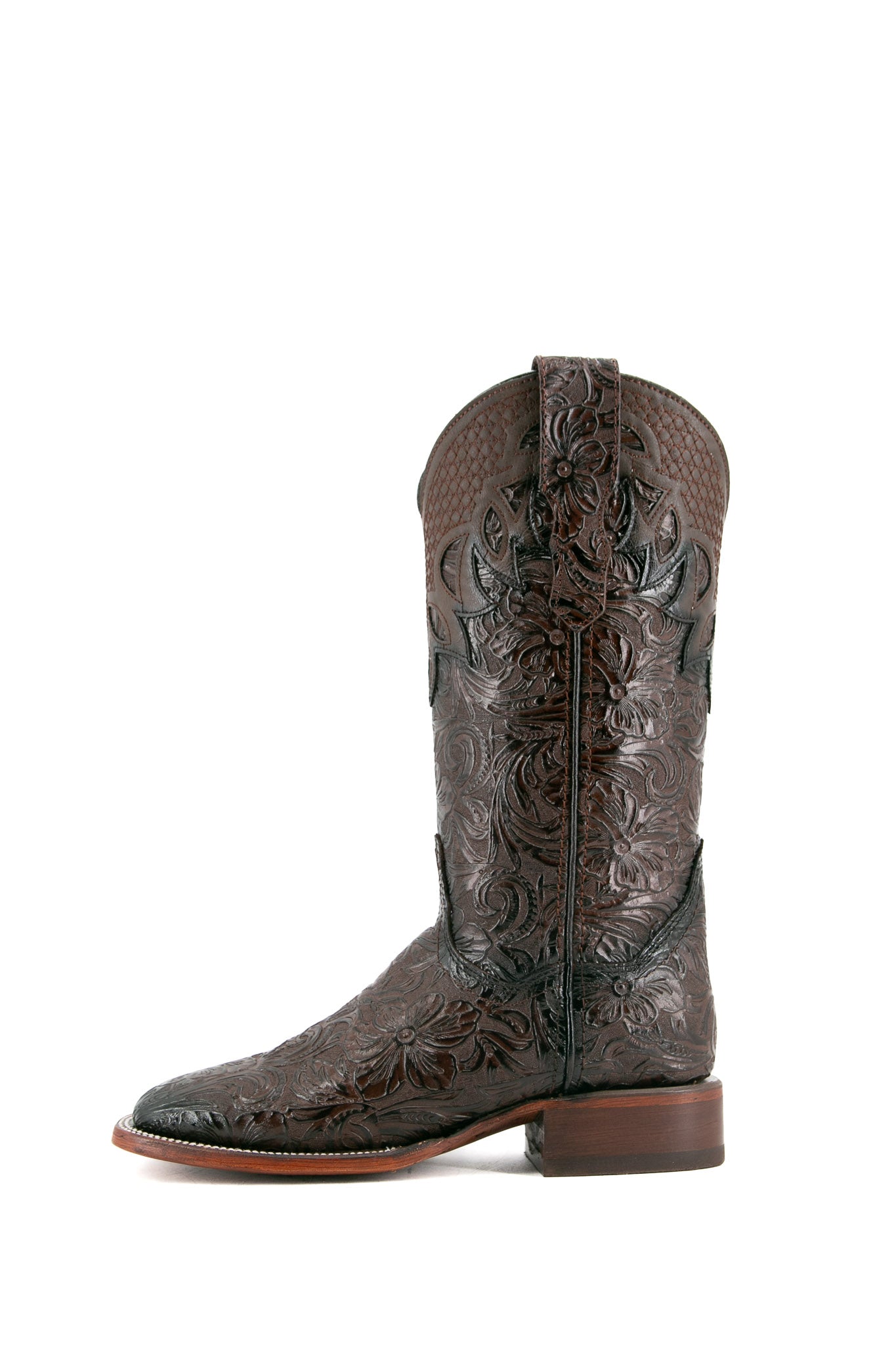 Kailani Tooled Square Toe Cowgirl Boot