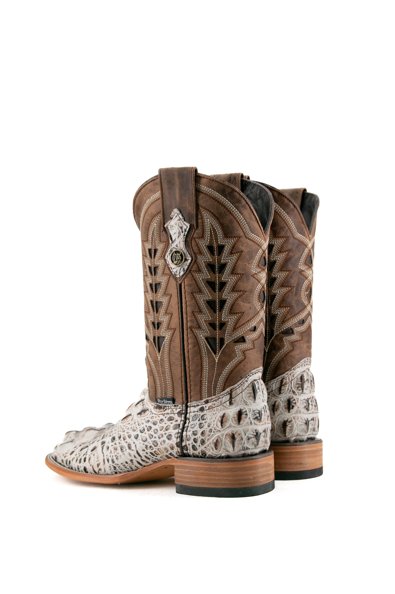 Caiman Jumbo Square Toe Cowboy Boot