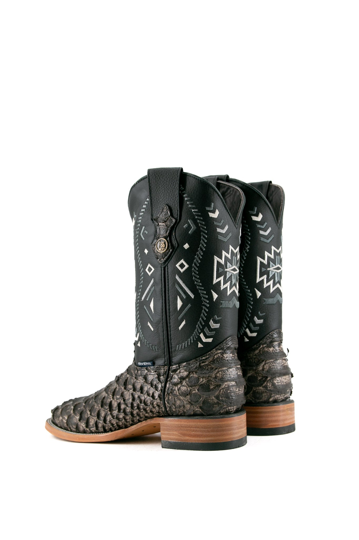 Clon Piton Mega Square Toe Cowboy Boots