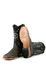 Clon Piton Mega Square Toe Cowboy Boots