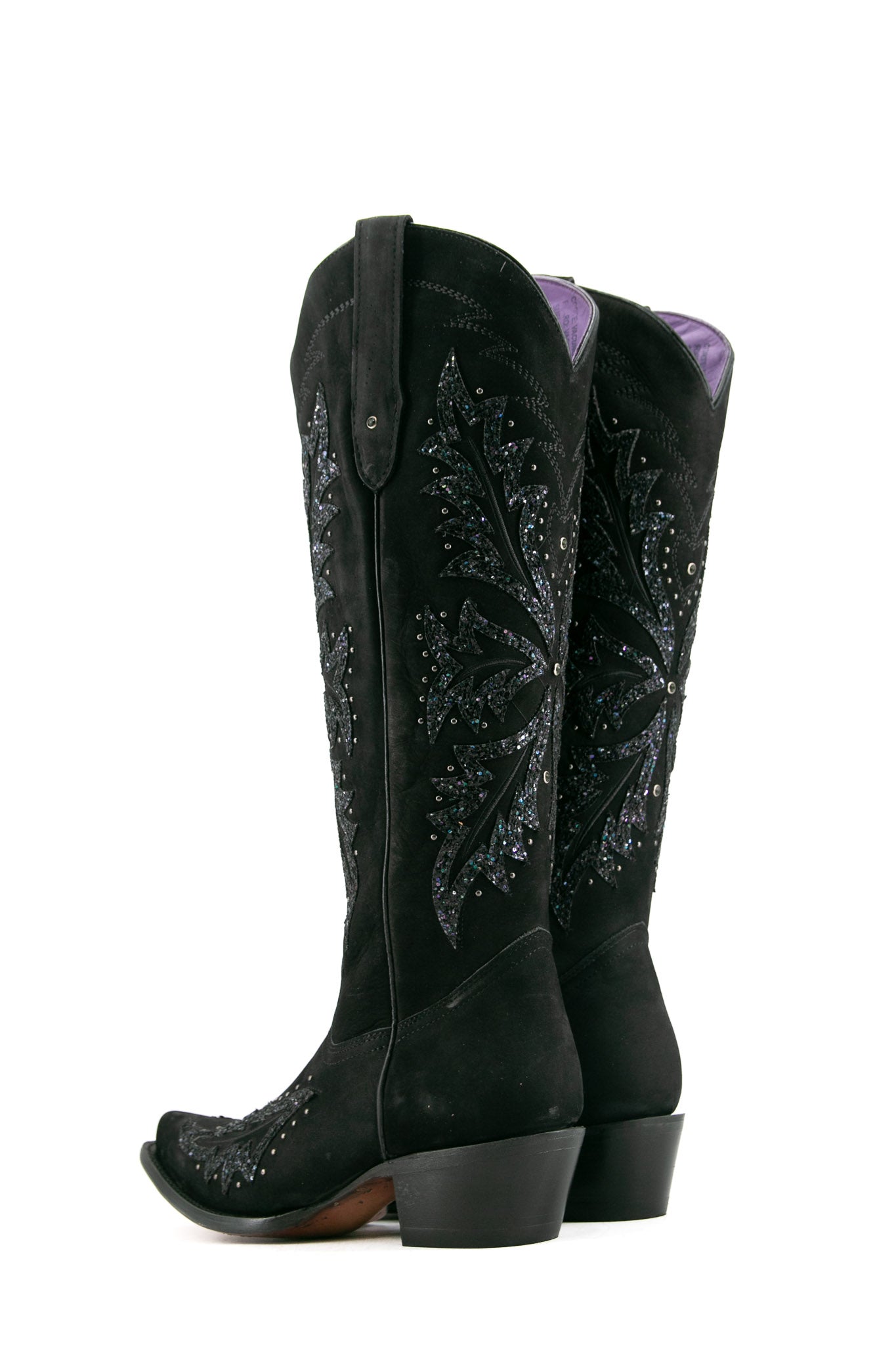 Janiss Nobuck Tall Snip Toe Cowgirl Boot