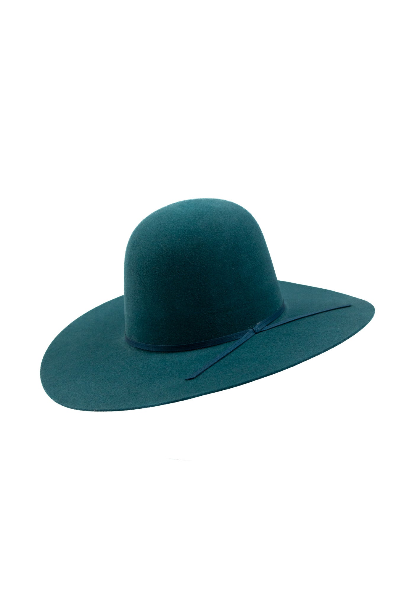 Rock'em 6X Midnight Green Open Crown Felt Cowboy Hat