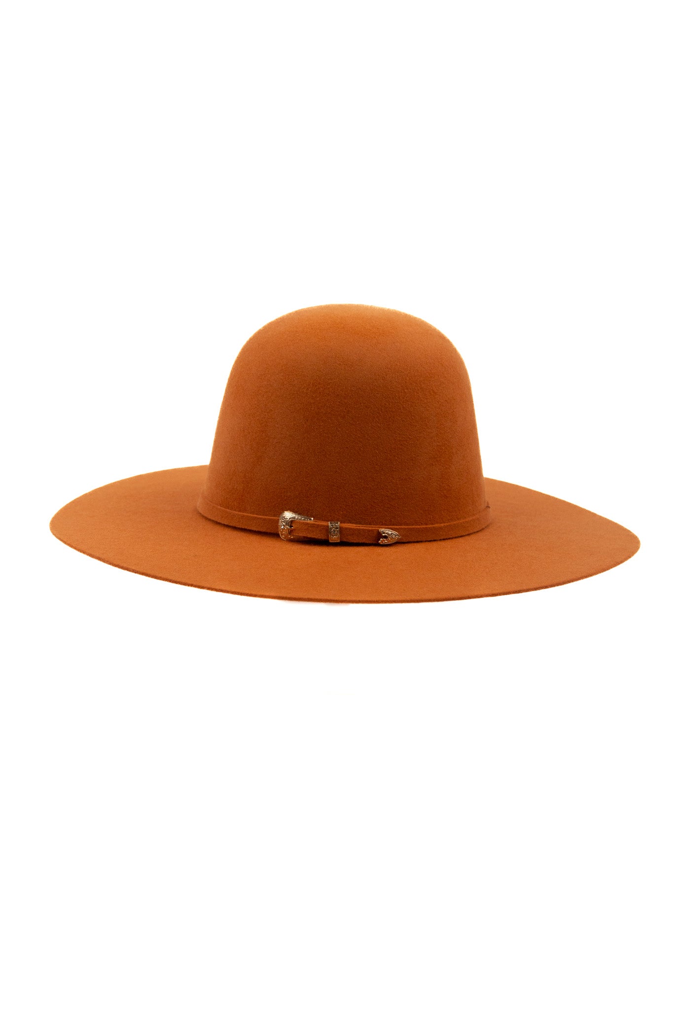 Rock'em 6X Pecan Open Crown Felt Cowboy Hat