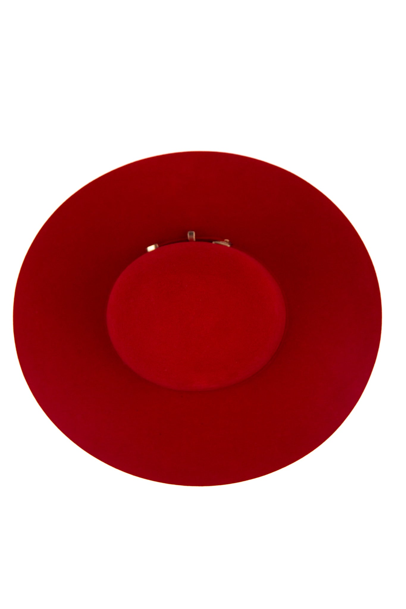 Rock'em 6X Red Open Crown Felt Cowboy Hat