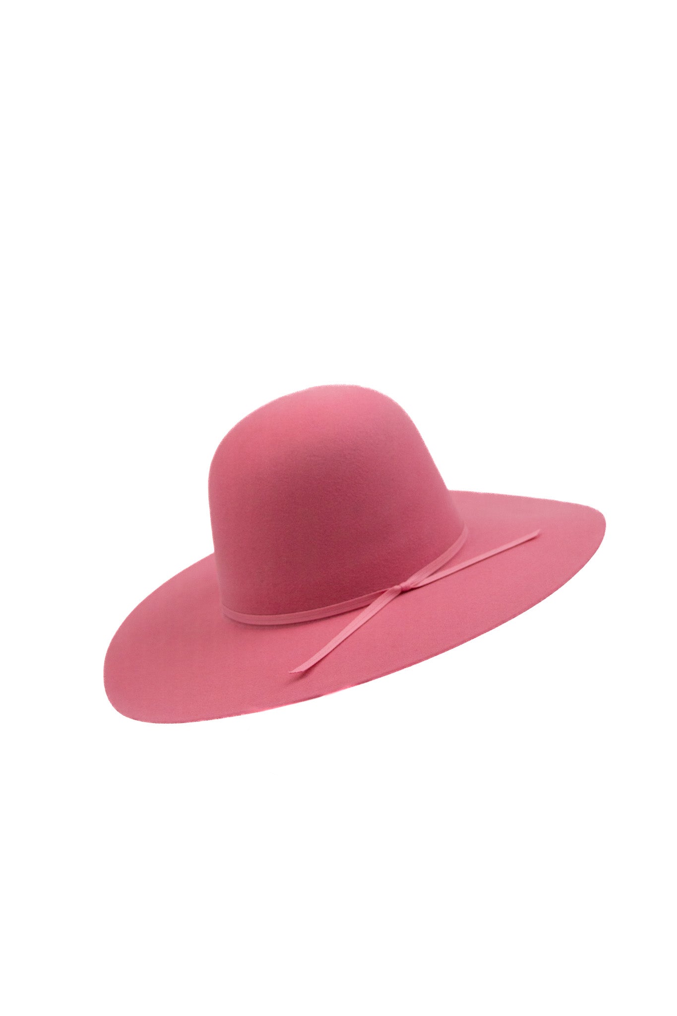 Rock'em 6X Pink Open Crown Felt Cowboy Hat