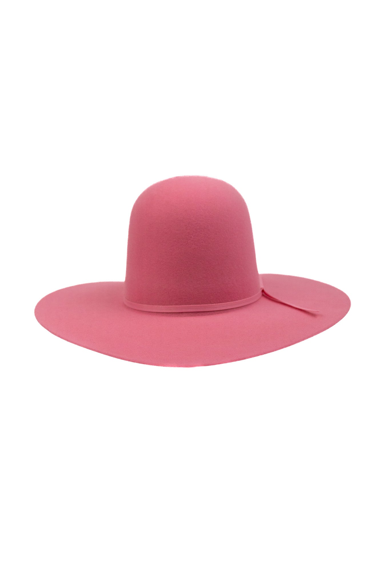 Rock'em 6X Pink Open Crown Felt Cowboy Hat