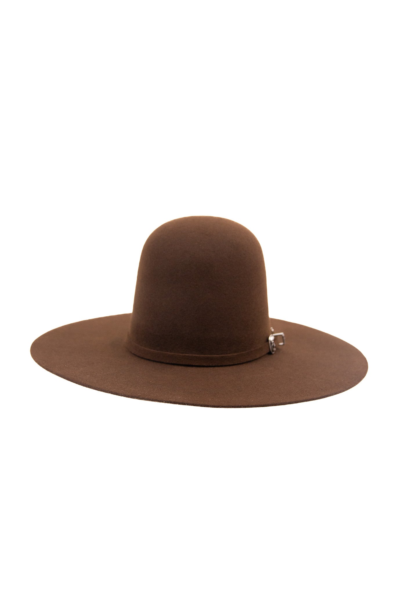 Rock'em 6X Brown Open Crown Felt Cowboy Hat