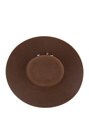 Rock'em 6X Brown Open Crown Felt Cowboy Hat