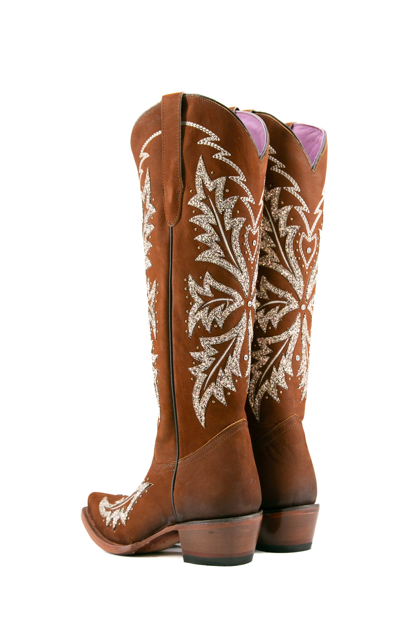 Janiss Nobuck Tall Snip Toe Cowgirl Boot