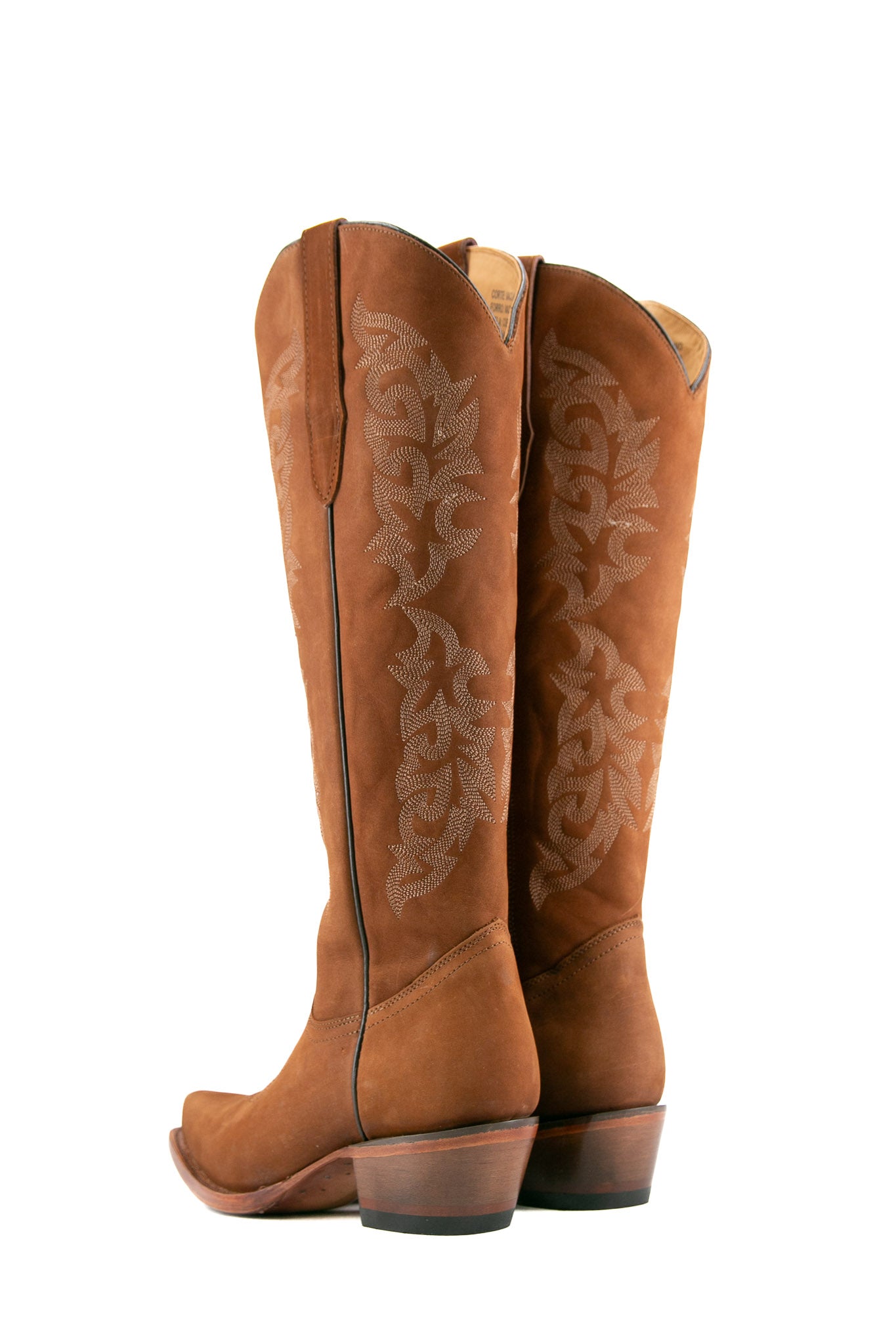 Mariana Nobuck Snip Toe Tall Cowgirl Boot