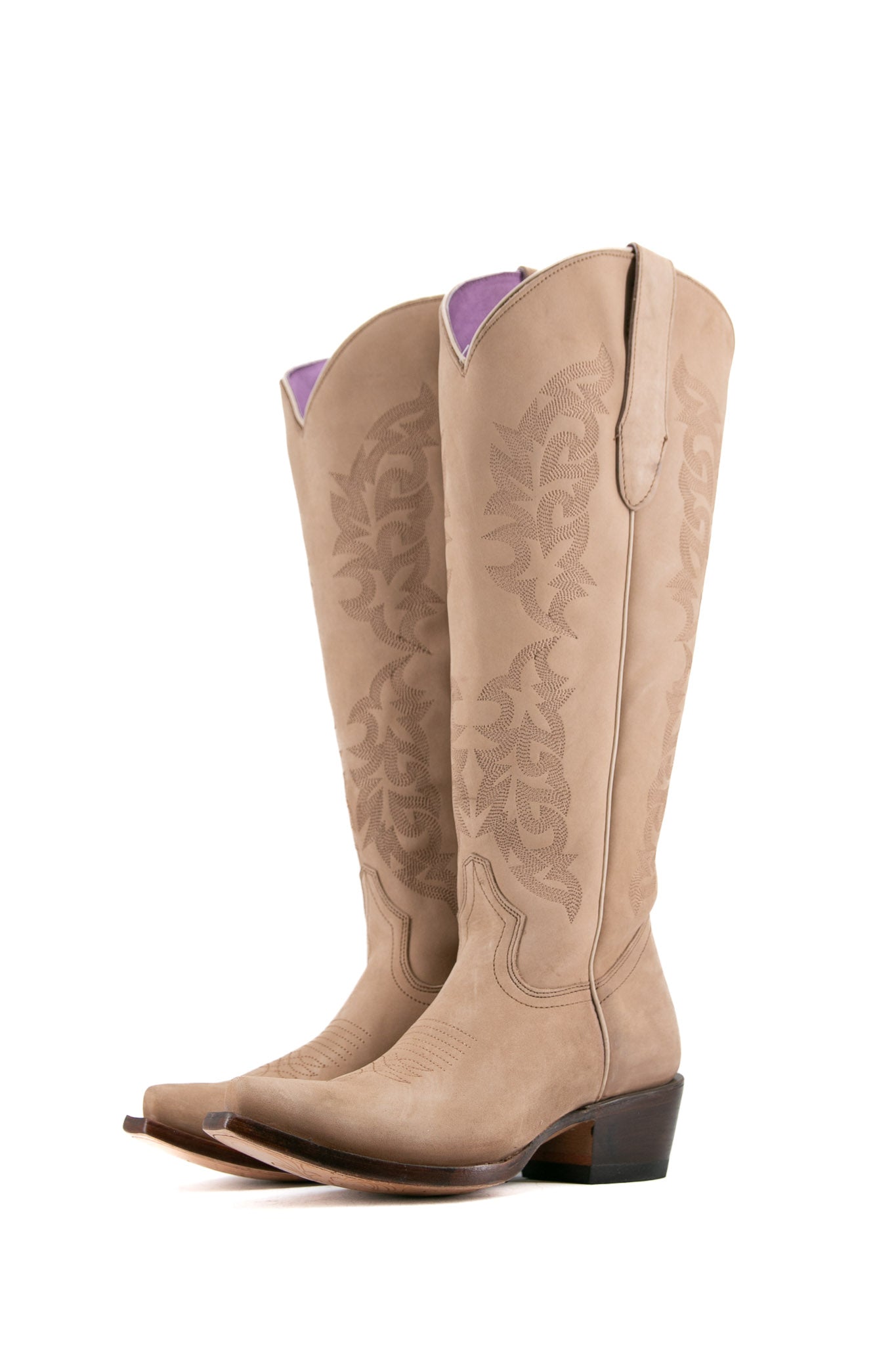 Mariana Nobuck Snip Toe Tall Cowgirl Boot