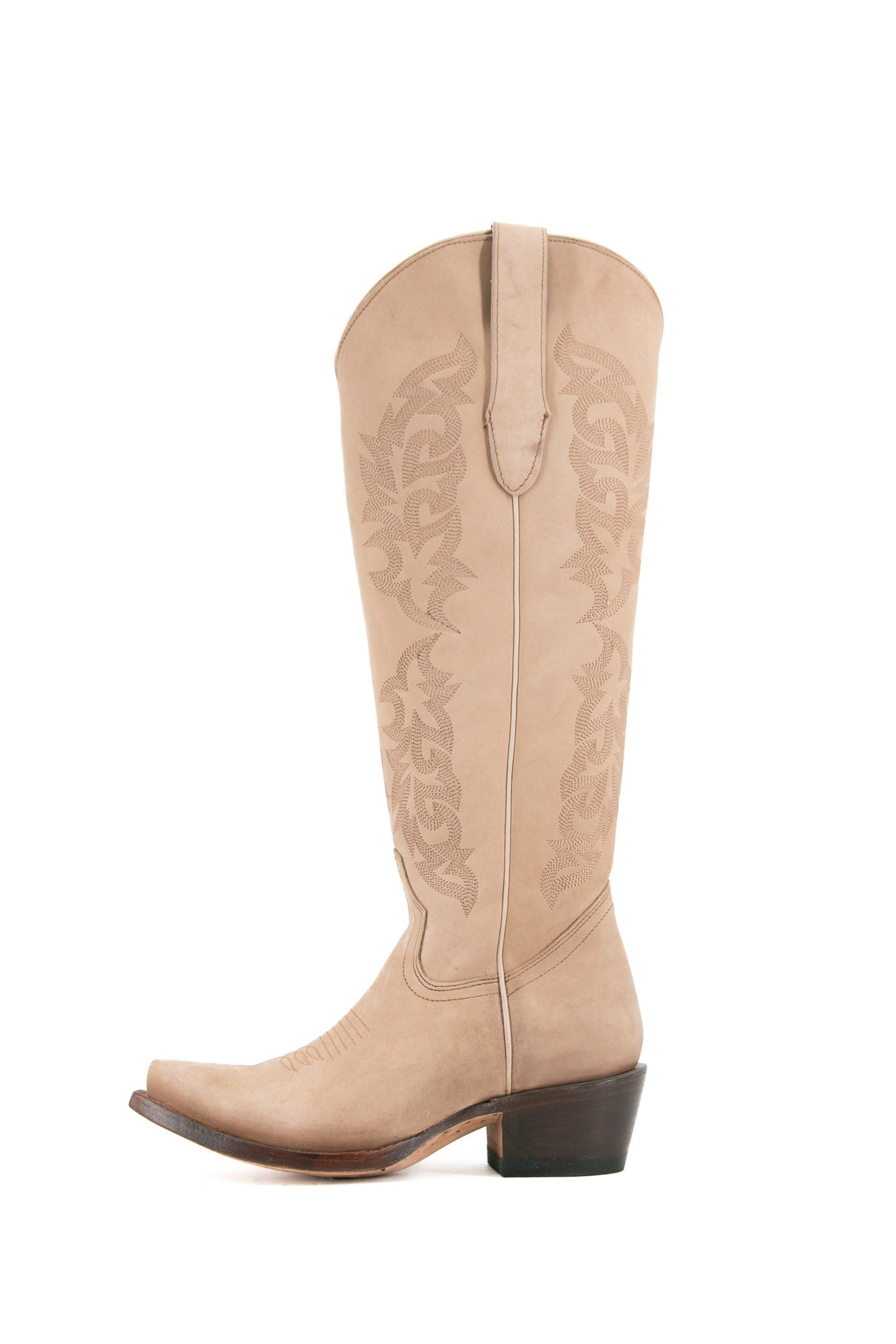 Mariana Nobuck Snip Toe Tall Cowgirl Boot