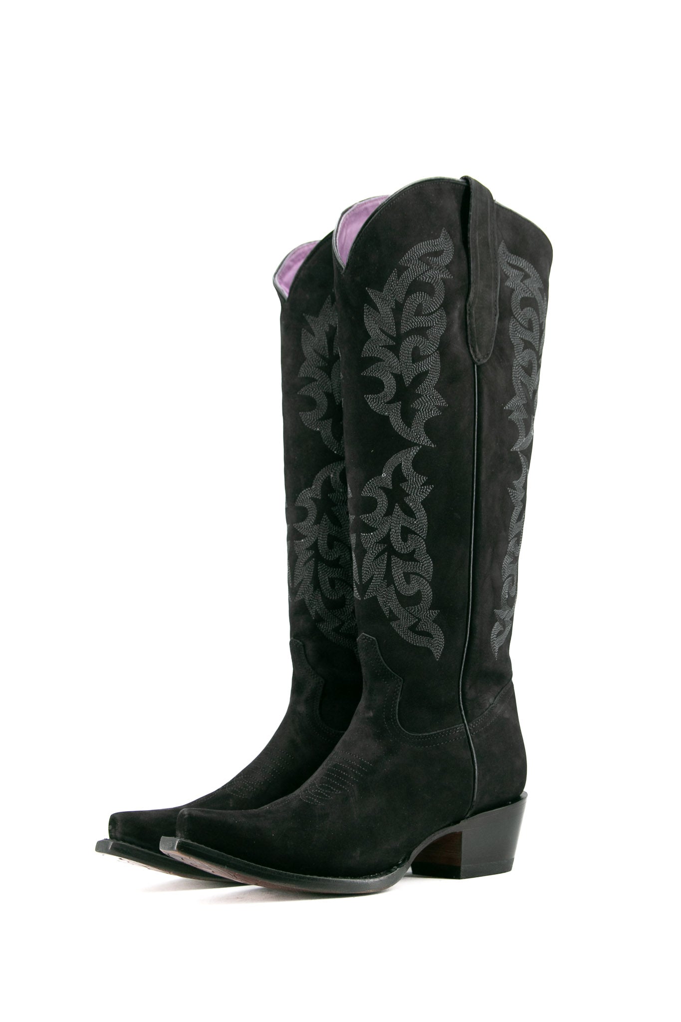 Mariana Nobuck Snip Toe Tall Cowgirl Boot