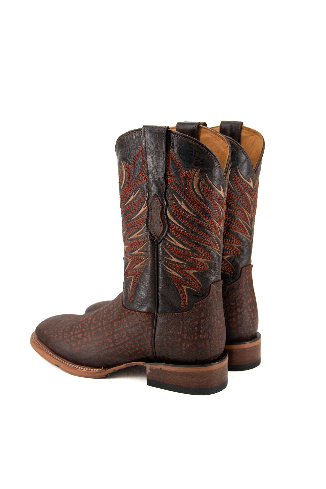 Elephant Square Toe Cowboy Boots