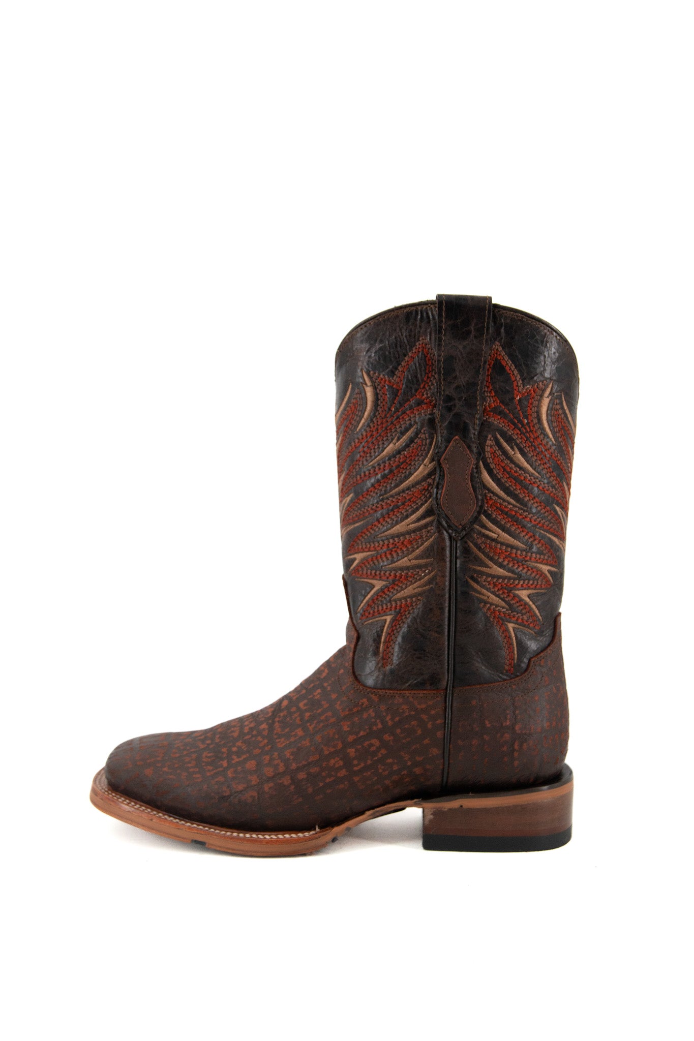 Elephant Square Toe Cowboy Boots