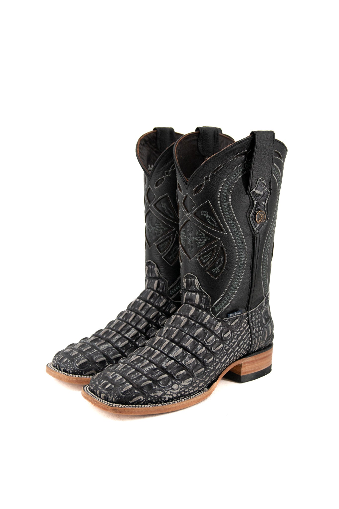 Giant Caiman Hornback Square Toe Cowboy Boot