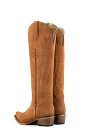 Georgina Gamuza Nude Tall Snip Toe Cowgirl Boot