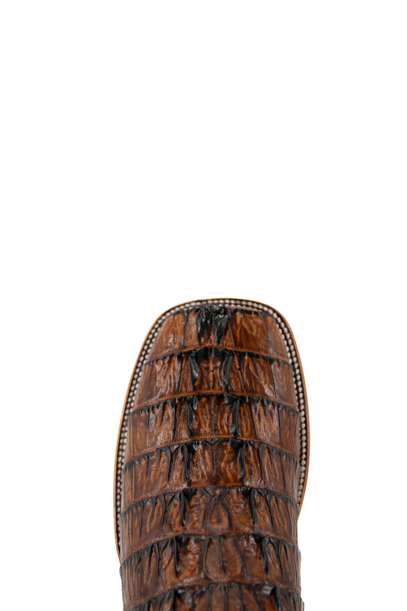 Caiman Tail Square Toe Cowboy Boot