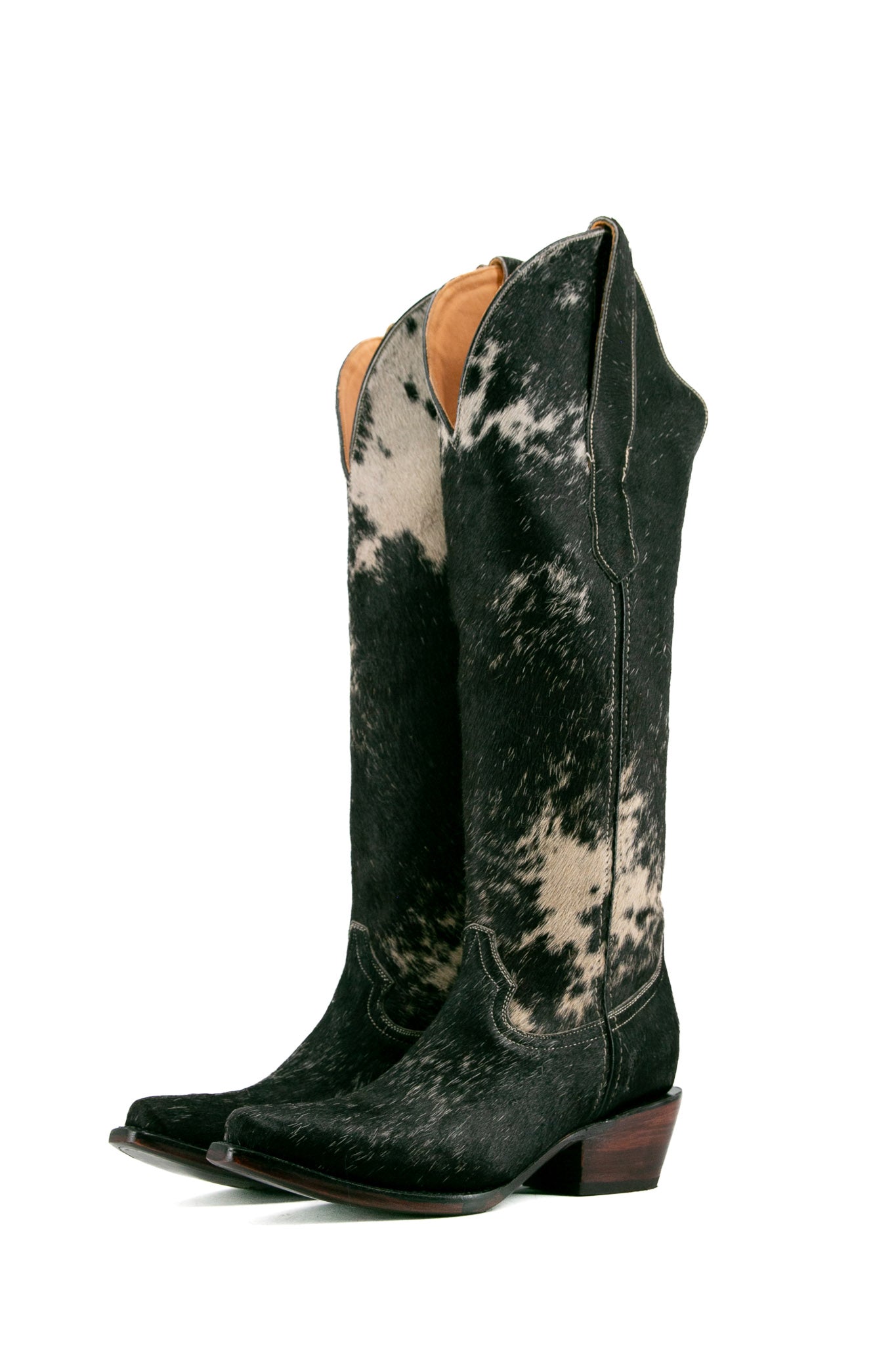 The West Sun Tall Cowhide Snip Toe Cowgirl Boot Size 7 Box EW41