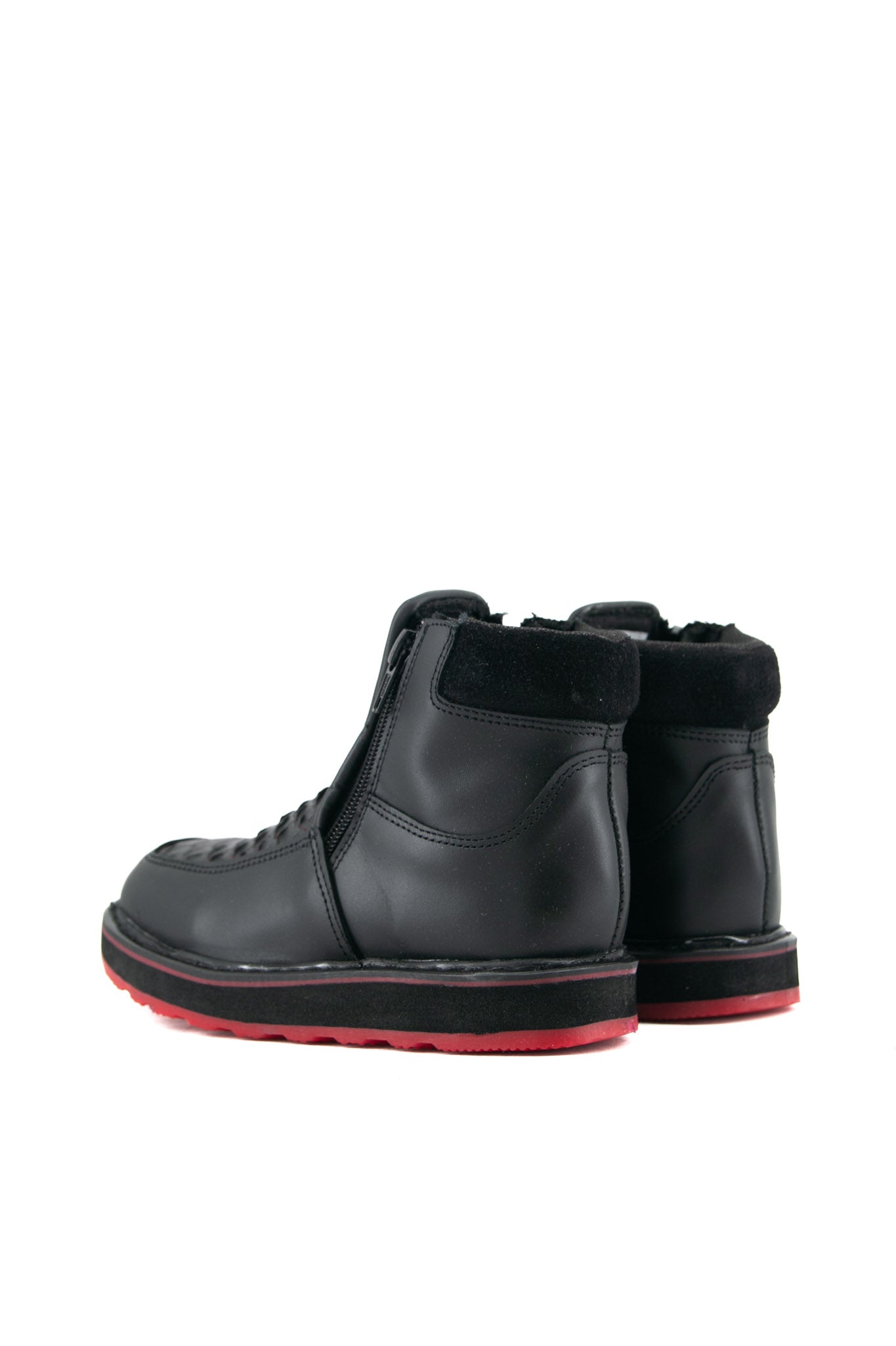 Bruce Kids Python Red Bottom Botines Artesanales