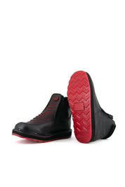 Bruce Kids Python Red Bottom Botines Artesanales