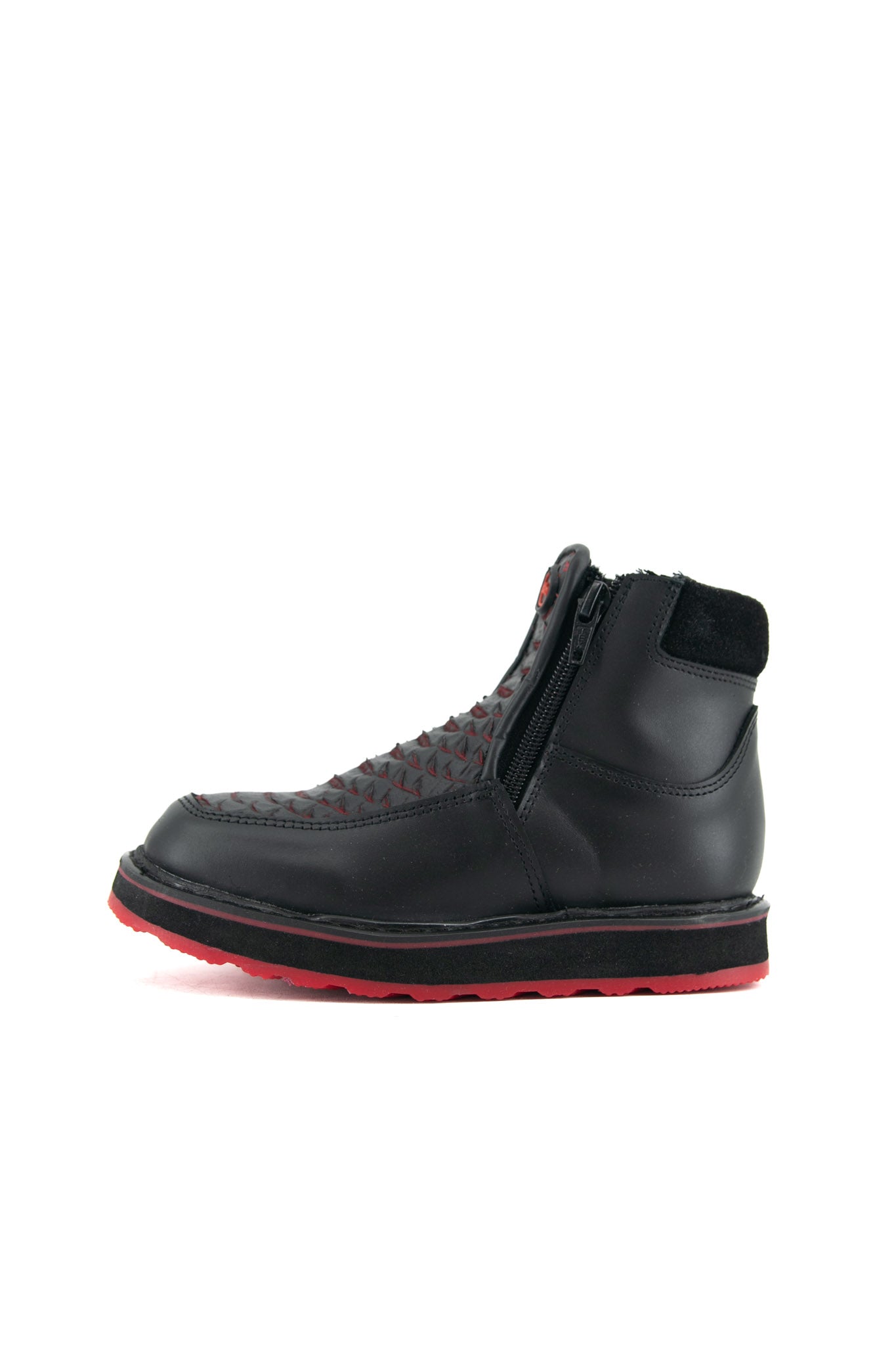 Bruce Kids Python Red Bottom Botines Artesanales