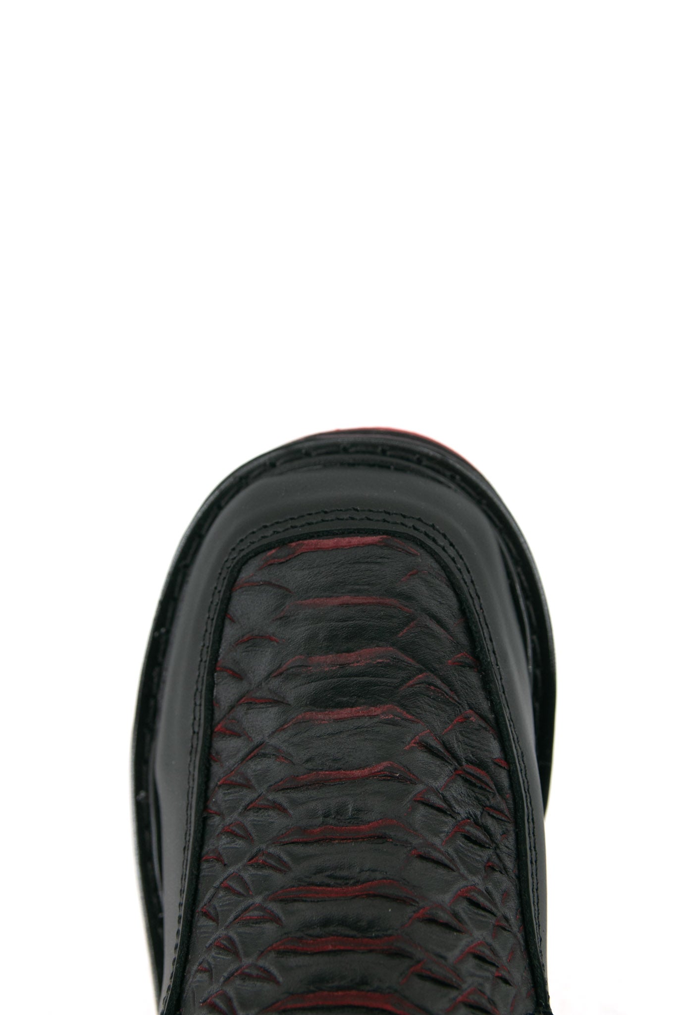 Bruce Kids Python Red Bottom Botines Artesanales