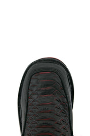 Bruce Kids Python Red Bottom Botines Artesanales