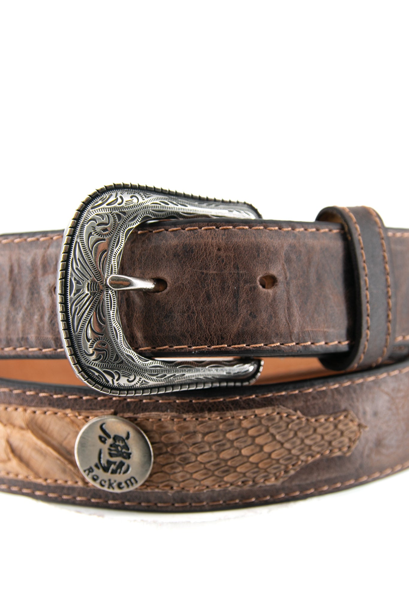 Jackson Exotic Python Cowboy Belt