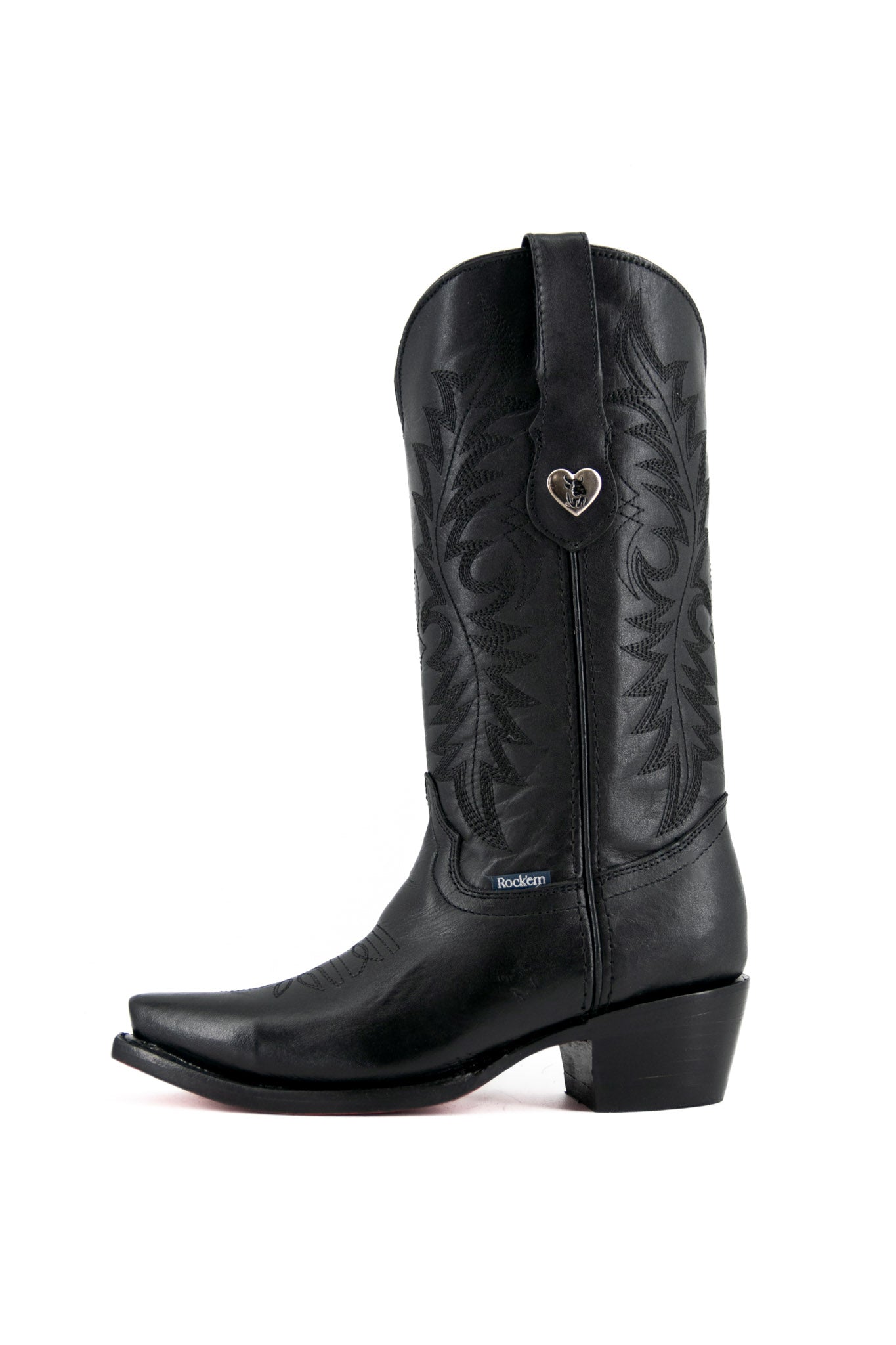 Ruby Red Sole Snip Toe Cowgirl Boot
