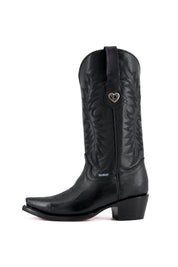 Ruby Red Sole Snip Toe Cowgirl Boot