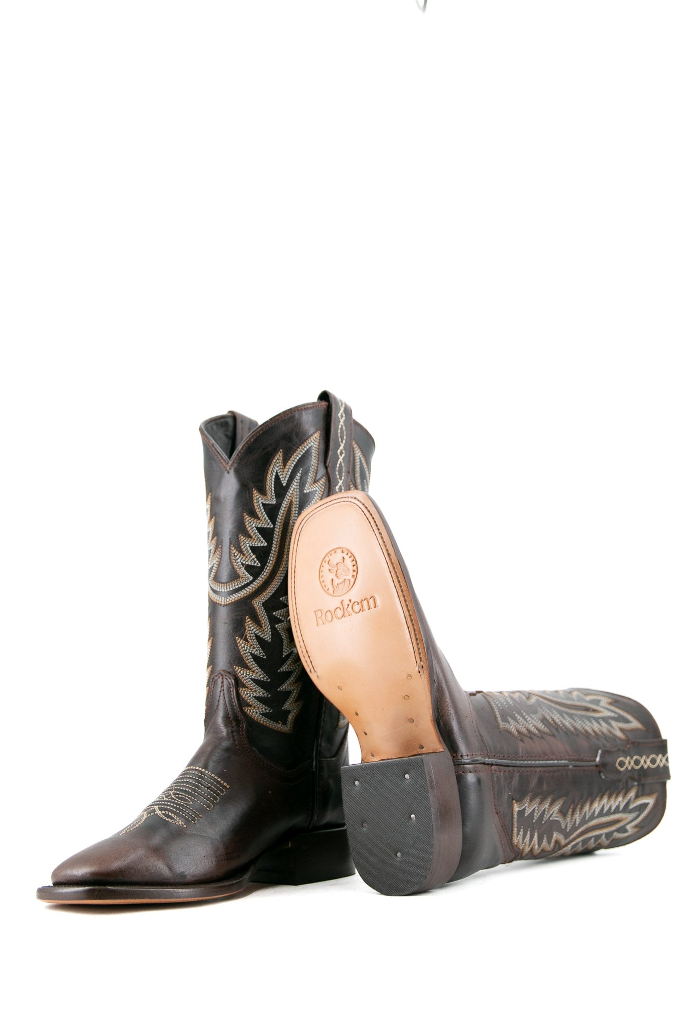 Marla Brown Square Toe Cowgirl Boot