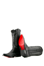 Rosario Snip Toe Red Bottom Cowgirl Boot