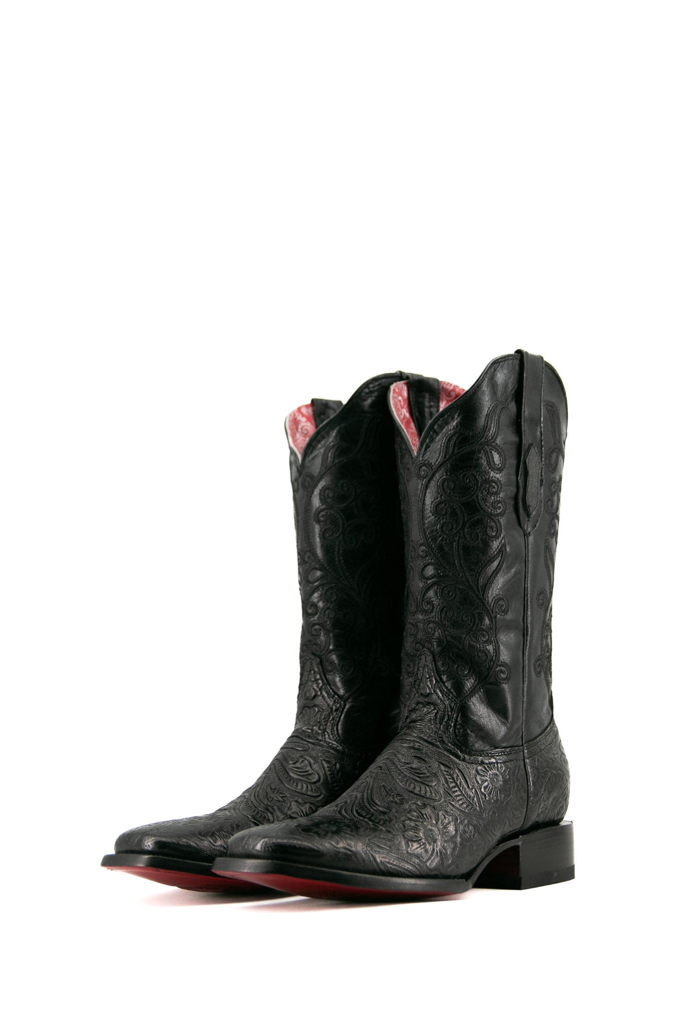 Tamaya Square Toe Red Bottom Cowgirl Boot