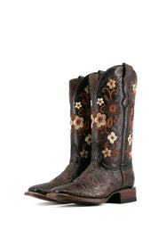 455 Paraiso Cincelado Square Toe Cowgirl Boot