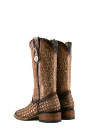 Brooklynn Woven Square Toe Cowgirl Boot