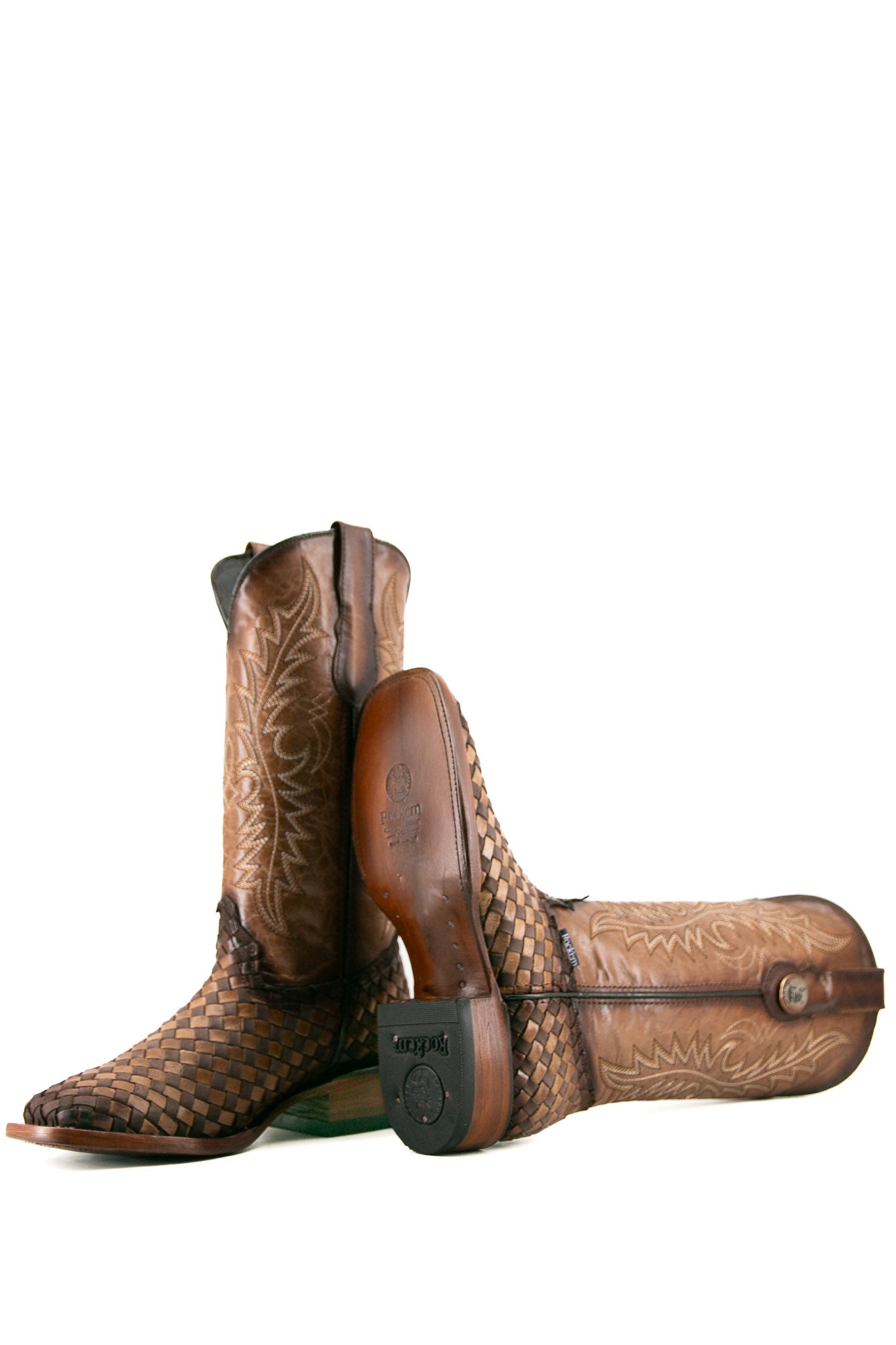 Brooklynn Woven Square Toe Cowgirl Boot