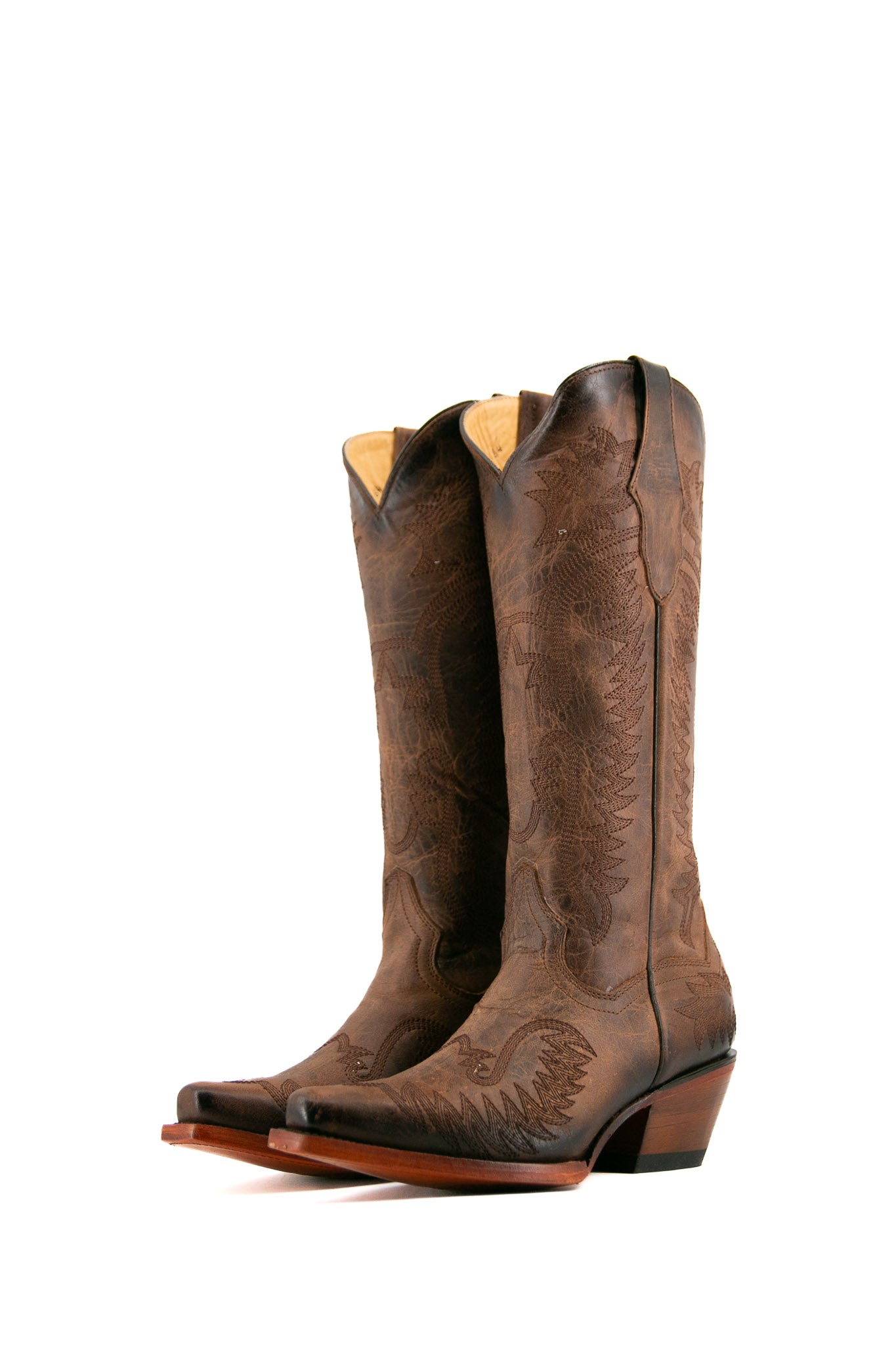 Belinda Snip Toe Midi Cowgirl Boot