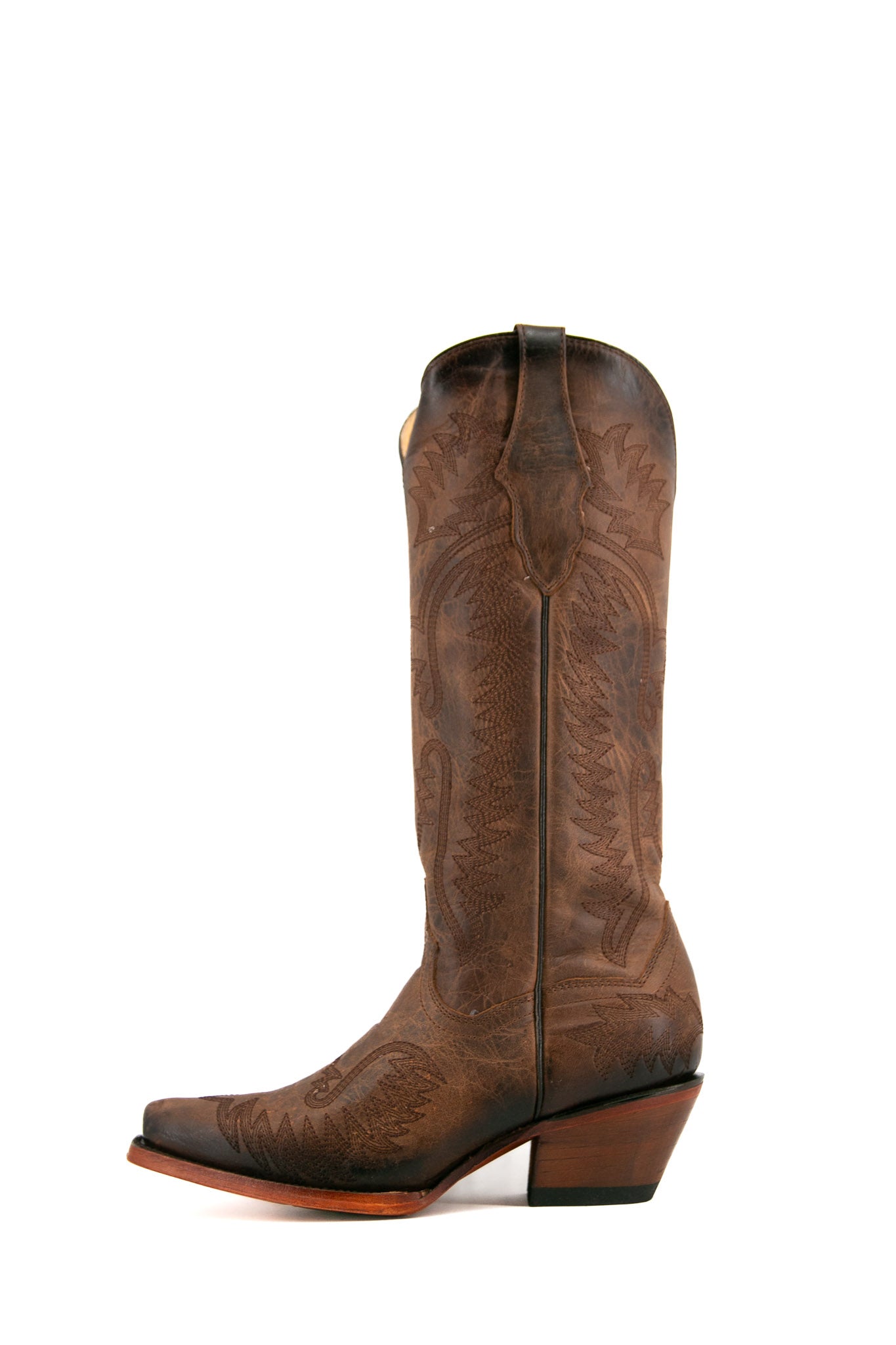 Belinda Snip Toe Midi Cowgirl Boot