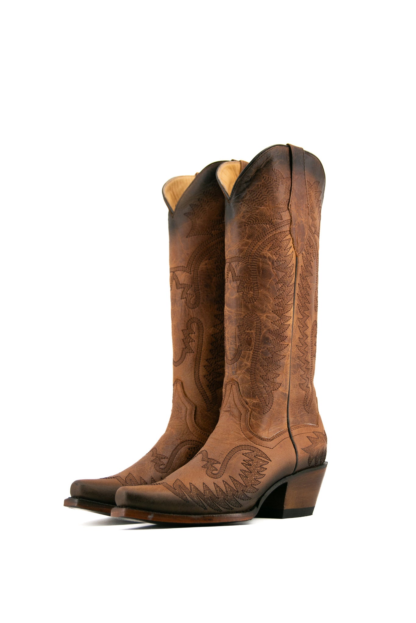 Belinda Snip Toe Midi Cowgirl Boot