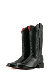 Alexa X Red Bottom Square Toe Cowgirl Boot