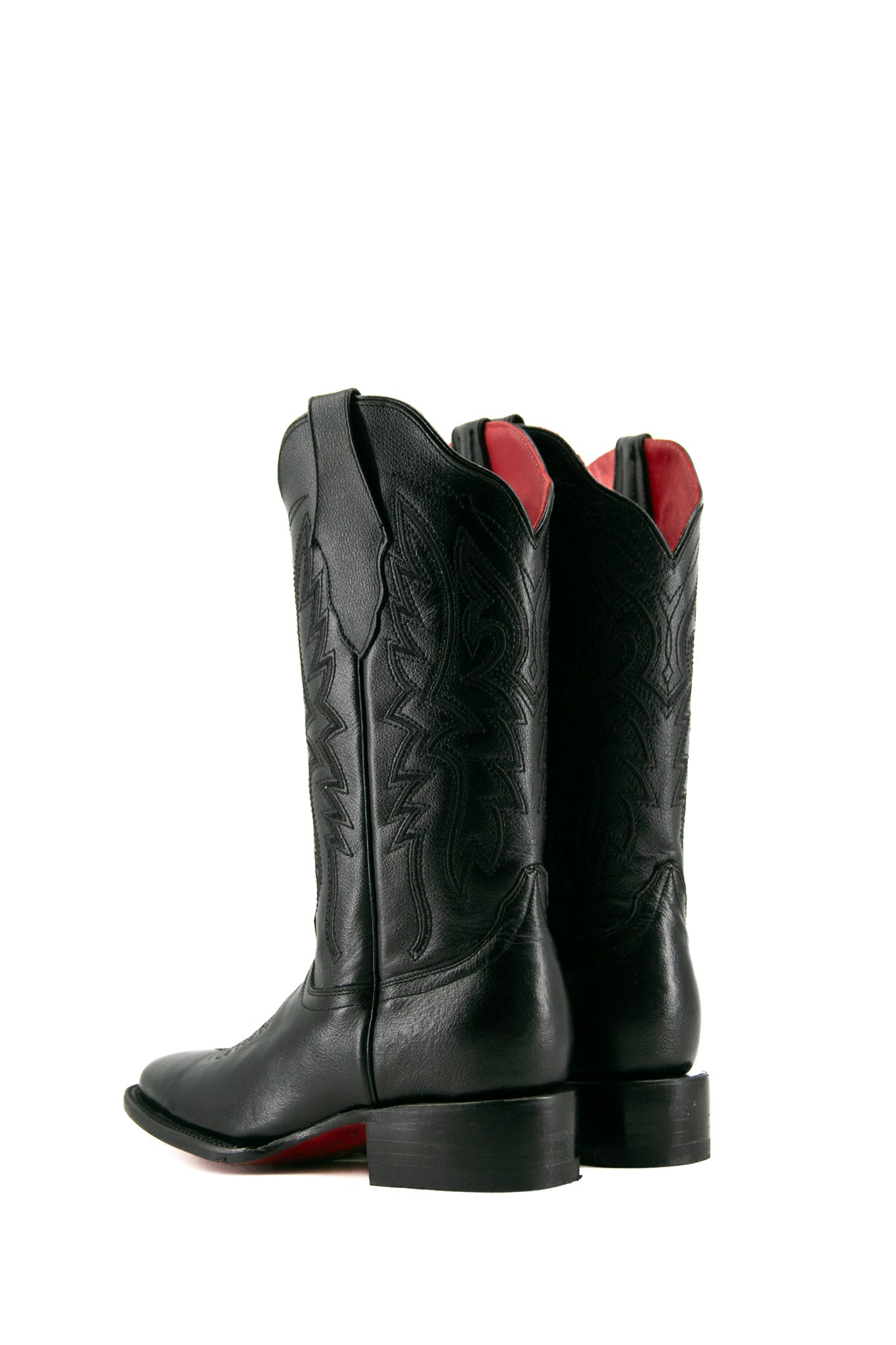 Alexa X Red Bottom Square Toe Cowgirl Boot